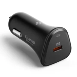 Spigen Ładowarki-ŁADOWARKA SAMOCHODOWA ESSENTIAL EV301 1-PORT CAR CHARGER 30W BLACK