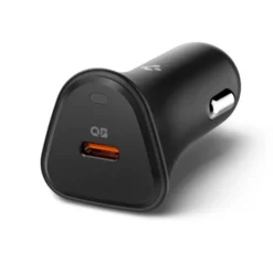Spigen Ładowarki-ŁADOWARKA SAMOCHODOWA ESSENTIAL EV301 1-PORT CAR CHARGER 30W BLACK