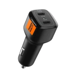 Spigen Ładowarki-Ładowarka Samochodowa Pc2200 Arcstation 2-port Car Charger Pd75w Black