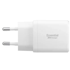 Spigen Ładowarki-ŁADOWARKA SIECIOWA ESSENTIAL EE202EU 2-PORTOWA 20W BIAŁA
