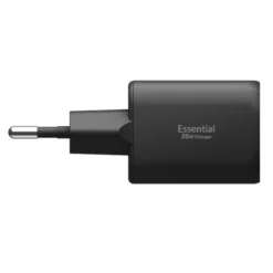 Spigen Ładowarki-ŁADOWARKA SIECIOWA ESSENTIAL EE352EU 2-PORTOWA 35W CZARNA
