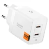 Spigen Ładowarki-ŁADOWARKA SIECIOWA ESSENTIAL EE472EU 2-PORTOWA 47W BIAŁA