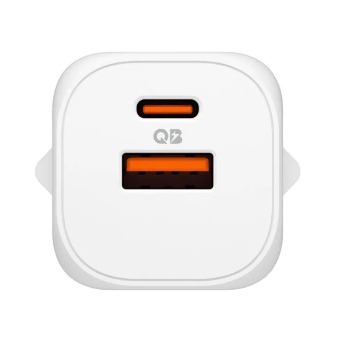 Spigen Ładowarki-ŁADOWARKA SIECIOWA ESSENTIAL EE352EU 2-PORTOWA 35W BIAŁA