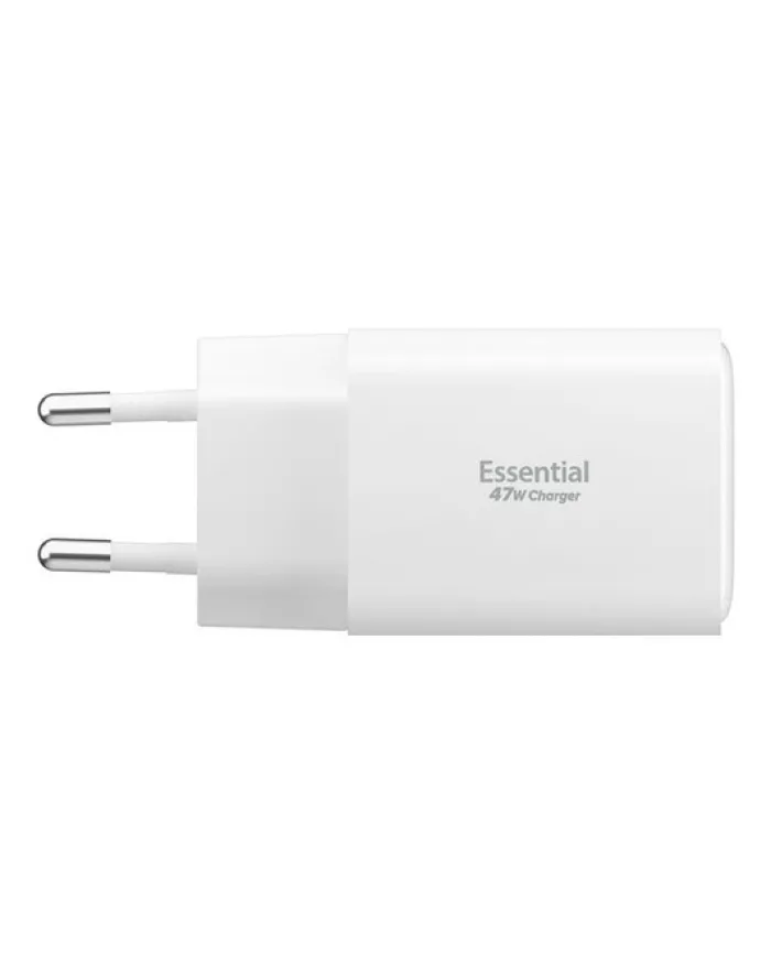 Spigen Ładowarki-ŁADOWARKA SIECIOWA USB-C USB-A ESSENTIAL 47W EE473EU BIAŁA
