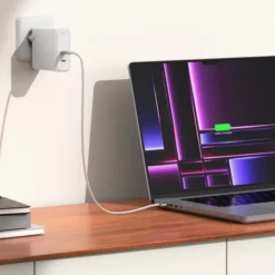 Spigen Ładowarki-ŁADOWARKA ARCSTATION PRO GAN-1402 2-PORT NETWORK CHARGER 140W WHITE
