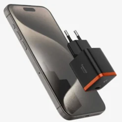 Spigen Ładowarki-ŁADOWARKA EE301EU ARCSTATION ESSENTIAL CHARGER 30W BLACK