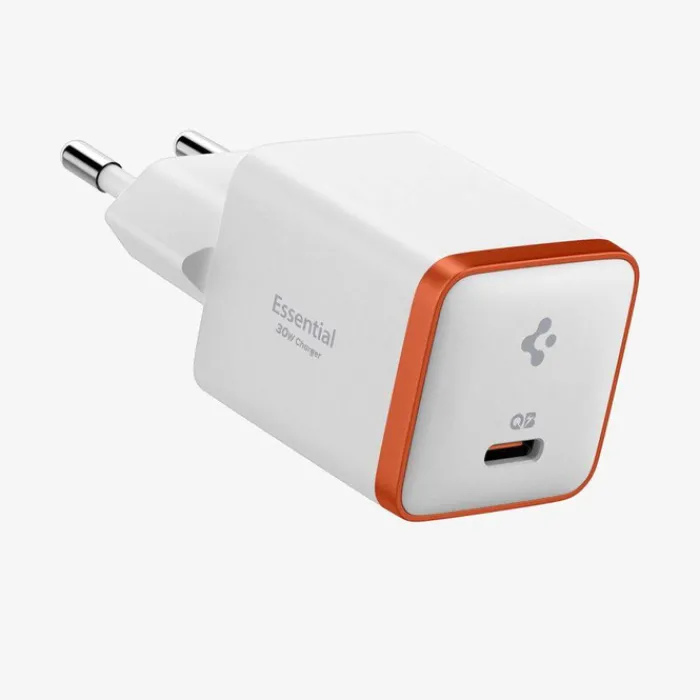 Spigen Ładowarki-ŁADOWARKA EE301EU ARCSTATION ESSENTIAL CHARGER 30W WHITE