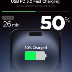 Spigen Ładowarki-ŁADOWARKA ESSENTIAL EE201EU 1-PORT NETWORK CHARGER 20W BIAŁA