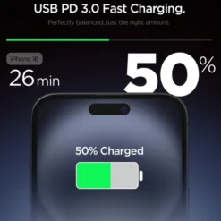 Spigen Ładowarki-ŁADOWARKA ESSENTIAL EE201EU 1-PORT NETWORK CHARGER 20W CZARNA