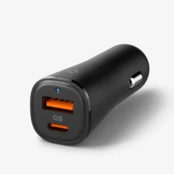 Spigen Ładowarki-ŁADOWARKA EV482 ARCSTATION ESSENTIAL CAR CHARGER 48W BLACK