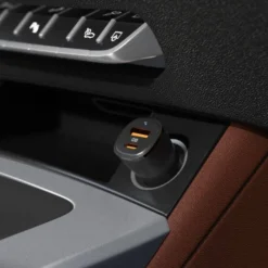 Spigen Ładowarki-ŁADOWARKA EV482 ARCSTATION ESSENTIAL CAR CHARGER 48W BLACK
