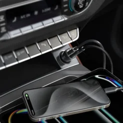 Spigen Ładowarki-ŁADOWARKA EV482 ARCSTATION ESSENTIAL CAR CHARGER 48W BLACK