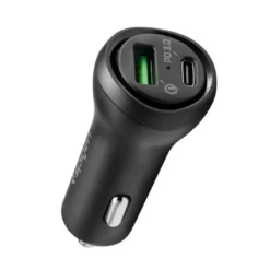 Spigen Ładowarki-Ładowarka STEADIBOOST F31QC 2-PORT CAR CHARGER PD27W/QC3.0 BLACK