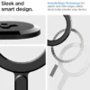 Spigen Pixel 8A|Pixel 9-Blaszka Ring Onetap Ring Magnetic Magsafe Plate Black