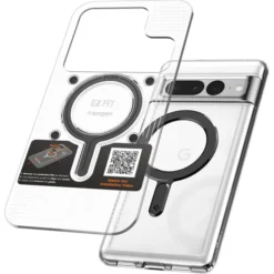 Spigen Pixel 8A|Pixel 9-Blaszka Ring Onetap Ring Magnetic Magsafe Plate Black