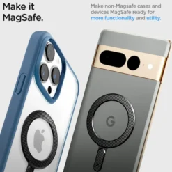 Spigen Pixel 8A|Pixel 9-Blaszka Ring Onetap Ring Magnetic Magsafe Plate Carbon