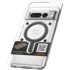 Spigen Pixel 8A|Pixel 9-Blaszka Ring Onetap Ring Magnetic Magsafe Plate Carbon