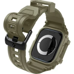 Spigen Apple Watch 11 46Mm|Apple Watch 10 46Mm-BRANSOLETA RUGGED ARMOR ”PRO” APPLE WATCH 10 (46 MM) VINTAGE KHAKI
