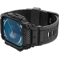 Spigen Apple Watch 11 42Mm|Apple Watch 10 42Mm-BRANSOLETA RUGGED ARMOR ”PRO” APPLE WATCH 10 (42 MM) MATTE BLACK