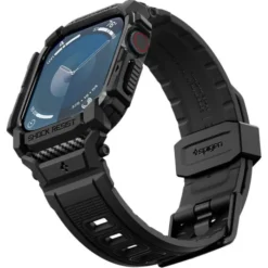 Spigen Apple Watch 11 42Mm|Apple Watch 10 42Mm-BRANSOLETA RUGGED ARMOR ”PRO” APPLE WATCH 10 (42 MM) MATTE BLACK
