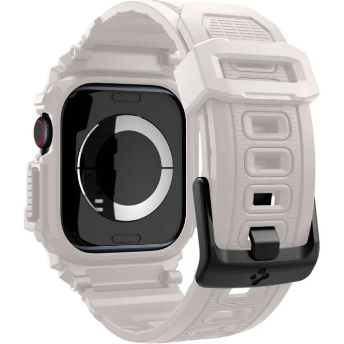 Spigen Apple Watch 11 46Mm|Apple Watch 10 46Mm-BRANSOLETA RUGGED ARMOR ”PRO” APPLE WATCH 10 (46 MM) DUNE BEIGE