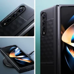Spigen Galaxy Z Fold 5|Samsung-Etui Caseology Parallax Galaxy Z Fold 5 Matte Black Case