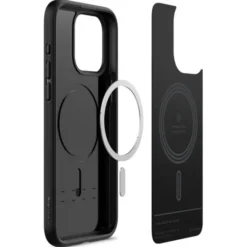 Spigen Iphone 15 Pro|Iphone 15 Pro-Etui Caseology Parallax Mag Magsafe iPhone 15 Pro Matte Black Case