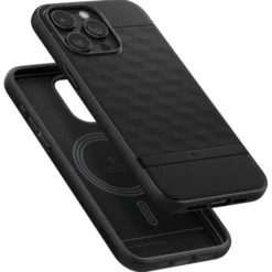 Spigen Iphone 15 Pro|Iphone 15 Pro-Etui Caseology Parallax Mag Magsafe iPhone 15 Pro Matte Black Case