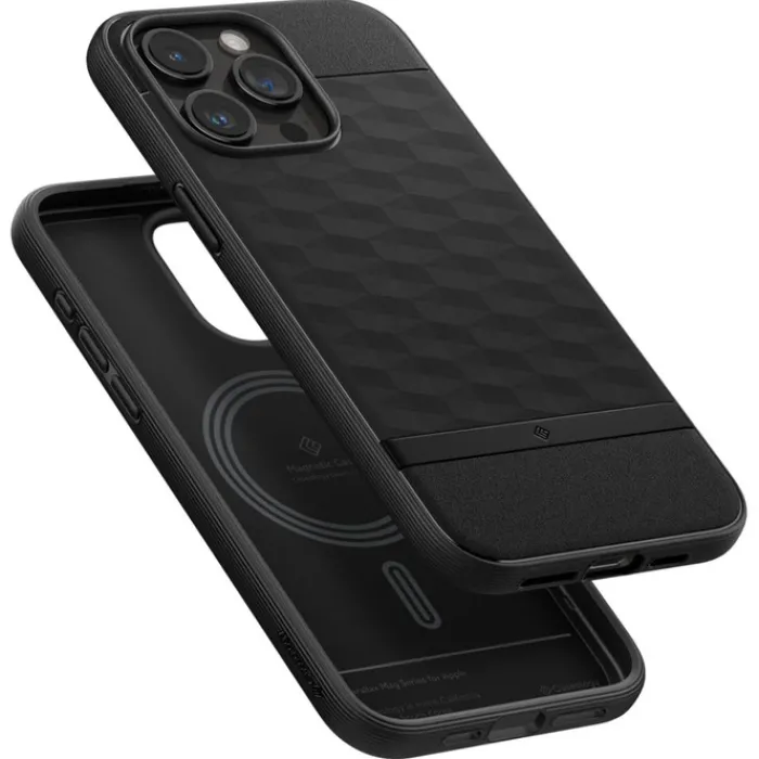 Spigen Iphone 15 Pro|Iphone 15 Pro-Etui Caseology Parallax Mag Magsafe iPhone 15 Pro Matte Black Case