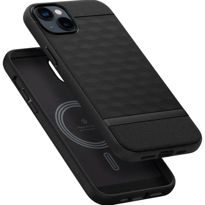 Spigen Iphone 14 Plus|Apple-Etui Caseology Parallax Mag Magsafe iPhone 14 Plus Matte Black