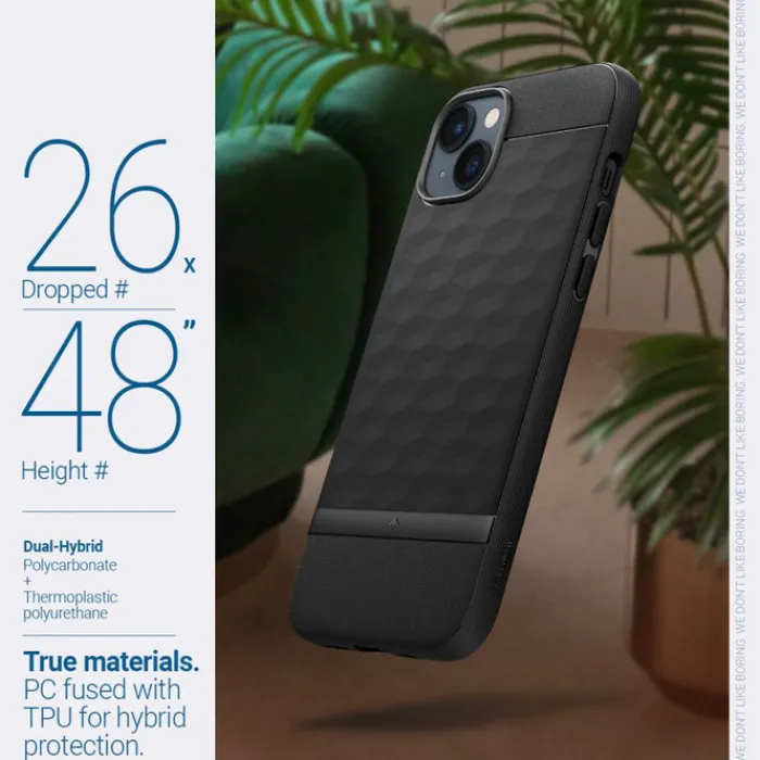 Spigen Iphone 14 Plus|Apple-Etui Caseology Parallax Mag Magsafe iPhone 14 Plus Matte Black
