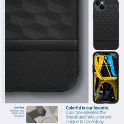 Spigen Iphone 14 Plus|Apple-Etui Caseology Parallax Mag Magsafe iPhone 14 Plus Matte Black