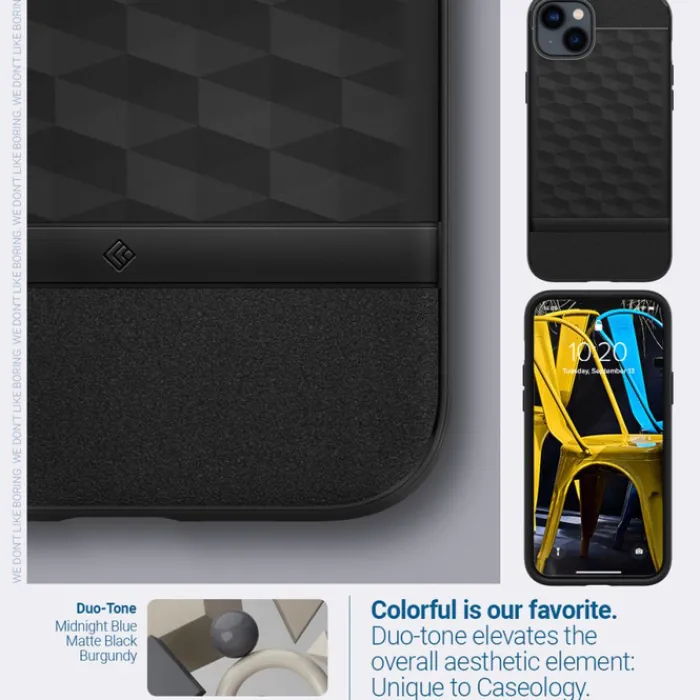 Spigen Iphone 14 Plus|Apple-Etui Caseology Parallax Mag Magsafe iPhone 14 Plus Matte Black