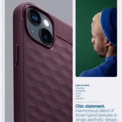 Spigen Iphone 14 Plus|Apple-Etui Caseology Parallax Mag Magsafe iPhone 14 Plus Burgundy