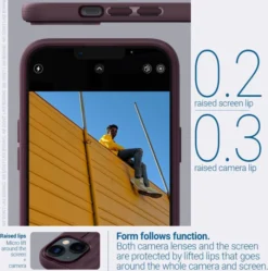 Spigen Iphone 14 Plus|Apple-Etui Caseology Parallax Mag Magsafe iPhone 14 Plus Burgundy