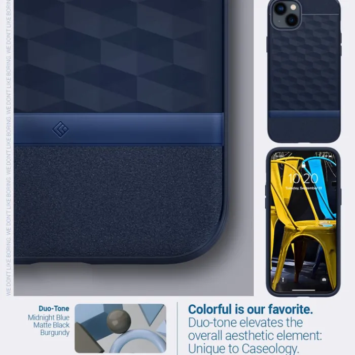 Spigen Iphone 14 Plus|Apple-Etui Caseology Parallax Mag Magsafe iPhone 14 Plus Midnight Blue