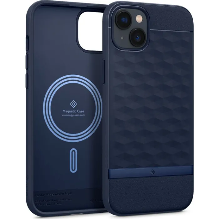 Spigen Iphone 14 Plus|Apple-Etui Caseology Parallax Mag Magsafe iPhone 14 Plus Midnight Blue