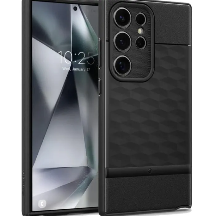 Spigen Samsung|Galaxy S24 Ultra-Etui Caseology Parallax Samsung Galaxy S24 Ultra Matte Black Case