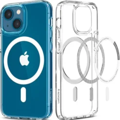Spigen Iphone 13|Apple-Etui iPhone 13 Etui Ultra Hybrid Mag Magsafe Crystal White Case