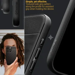 Spigen Iphone 15 Pro Max|Iphone 15 Pro Max-Etui iPhone 15 Pro Max Caseology Parallax Mag Magsafe Matte Black Case