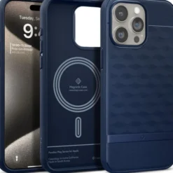Spigen Iphone 15 Pro Max|Iphone 15 Pro Max-Etui iPhone 15 Pro Max Caseology Parallax Mag Magsafe Midnight Blue Case