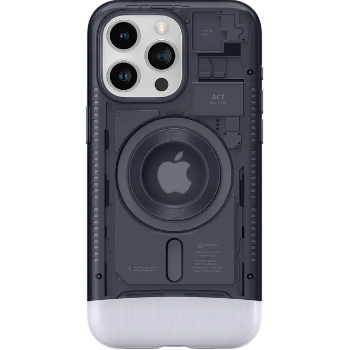 Spigen Iphone 15 Pro Max|Iphone 15 Pro Max-Etui iPhone 15 Pro Max Classic C1 Mag Magsafe Graphite Case
