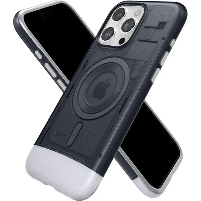 Spigen Iphone 15 Pro Max|Iphone 15 Pro Max-Etui iPhone 15 Pro Max Classic C1 Mag Magsafe Graphite Case