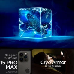 Spigen Iphone 15 Pro Max|Apple-Etui iPhone 15 Pro Max Cryo Armor Cryo Red