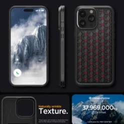 Spigen Iphone 15 Pro Max|Apple-Etui iPhone 15 Pro Max Cryo Armor Cryo Red
