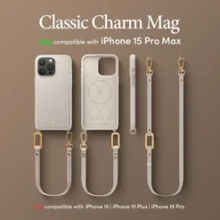 Spigen Iphone 15 Pro Max|Apple-Etui iPhone 15 Pro Max Cyrill Classic Charm Mag Magsafe Cream Case