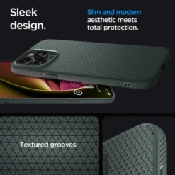 Spigen Iphone 15 Pro Max|Apple-Etui iPhone 15 Pro Max Liquid Air Abyss Green Case