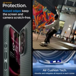 Spigen Iphone 15 Pro Max|Apple-Etui iPhone 15 Pro Max Liquid Air Abyss Green Case