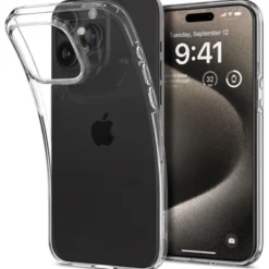 Spigen Iphone 15 Pro Max|Apple-Etui iPhone 15 Pro Max Liquid Crystal Crystal Clear Case