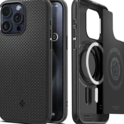 Spigen Iphone 15 Pro Max|Iphone 15 Pro Max-Etui iPhone 15 Pro Max Mag Armor Magsafe Matte Black Case